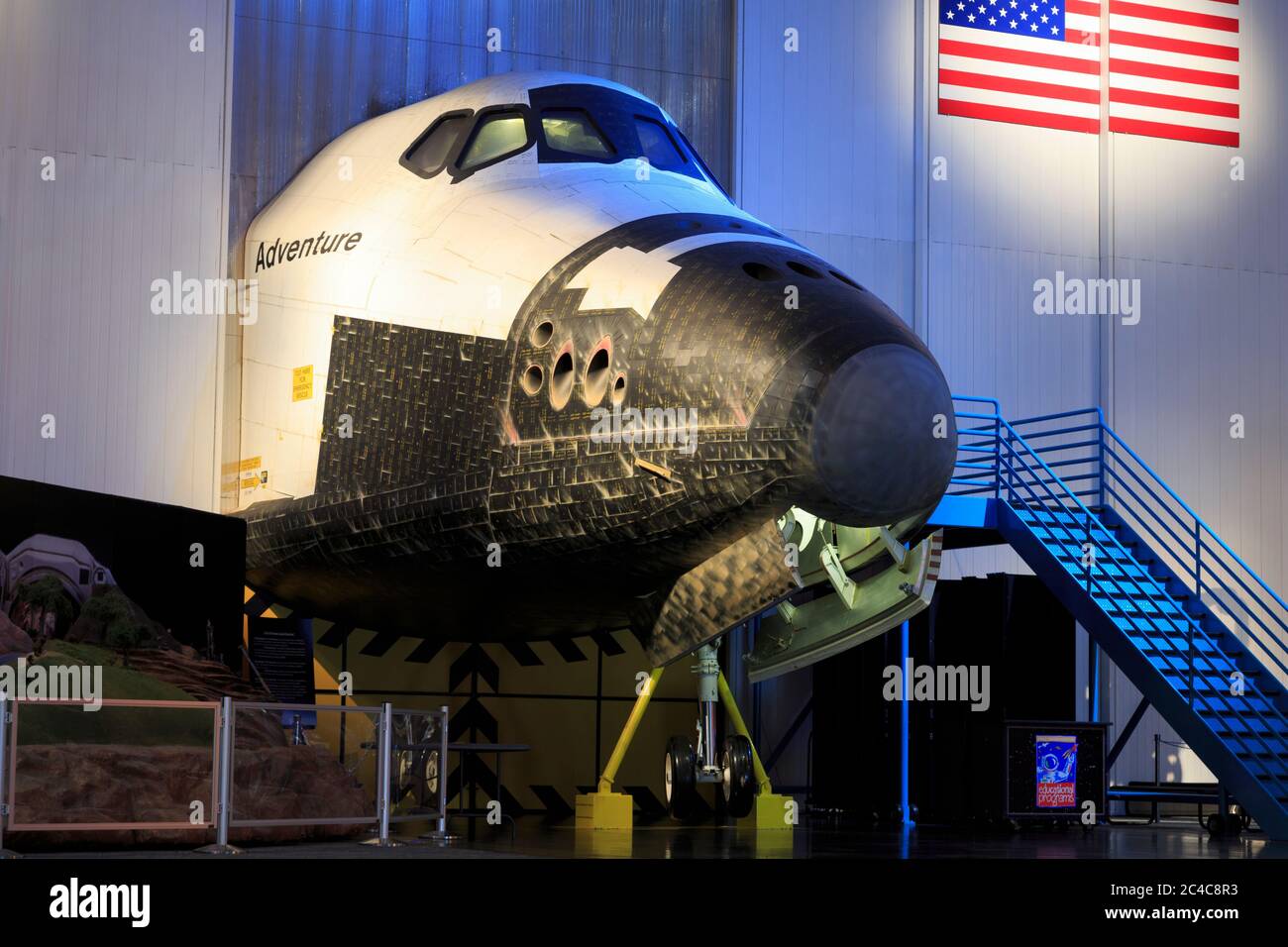 Shuttle im Space Center, Houston, Texas, USA Stockfoto