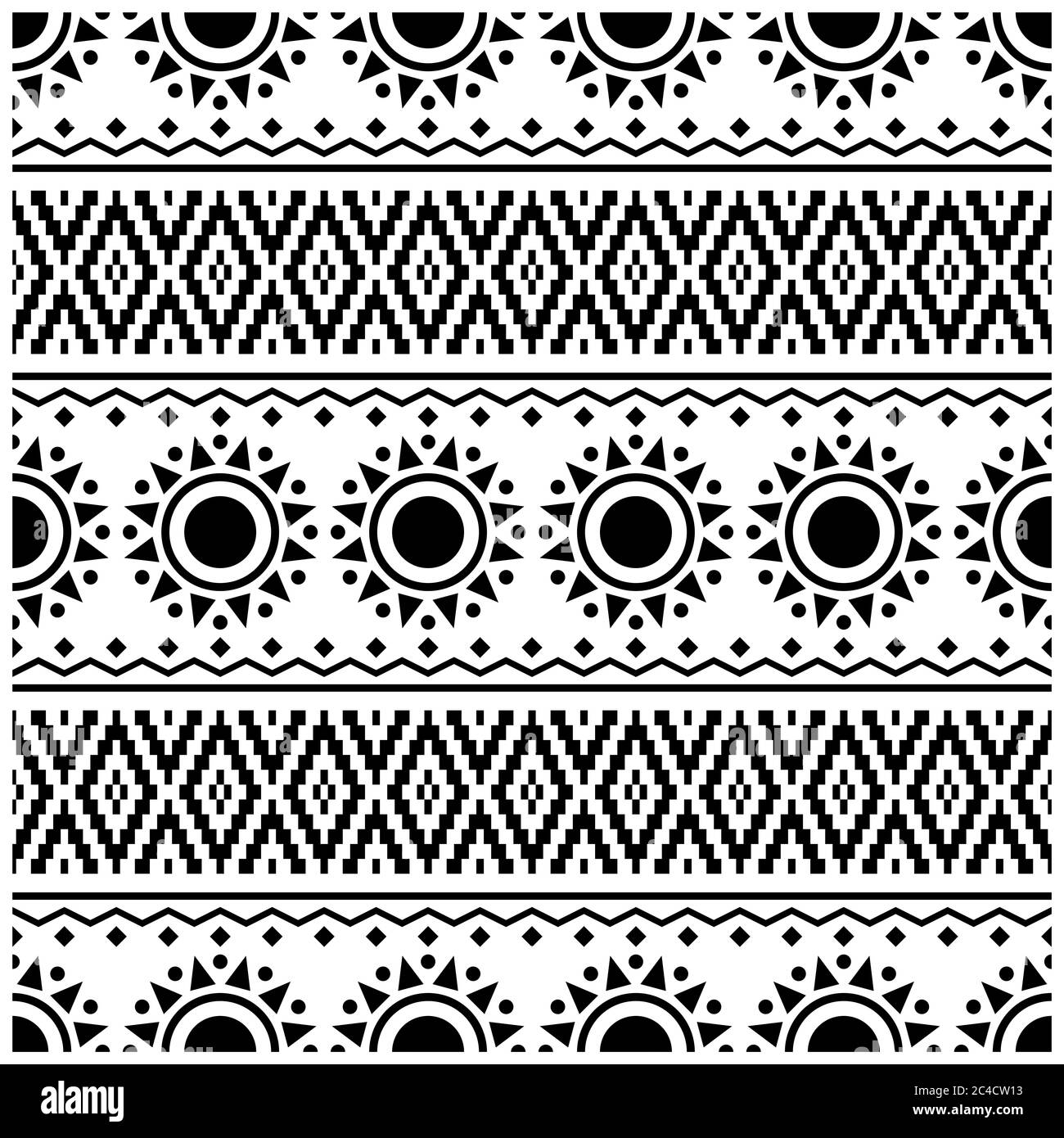 Ikat Ethnic nahtlose Muster Textil Digitaldruck Design Illustration Vektor Stockfoto