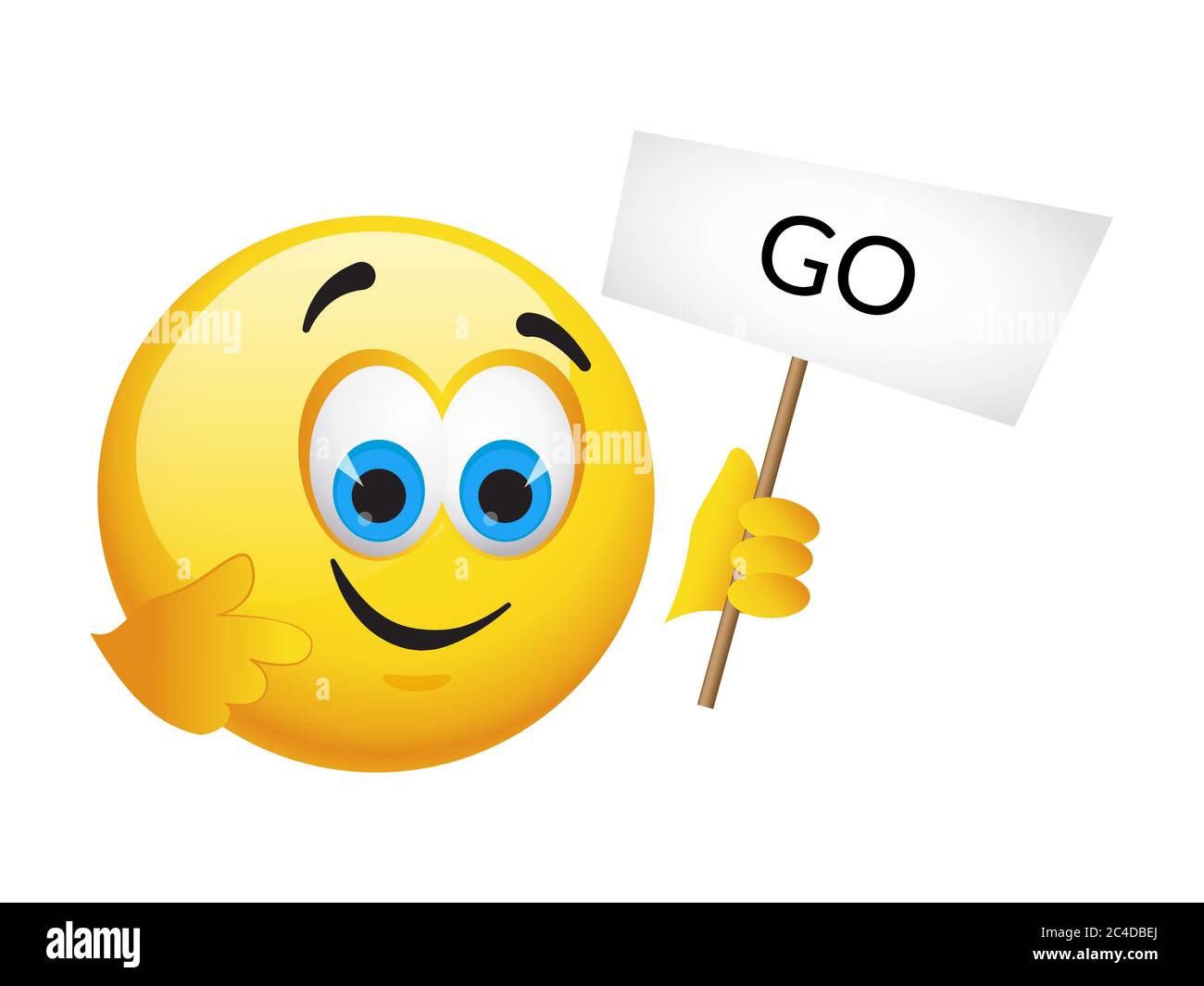 Gelbe Emoticons und Emojis. Vektorgrafik in realistischer Nahaufnahme Stock Vektor