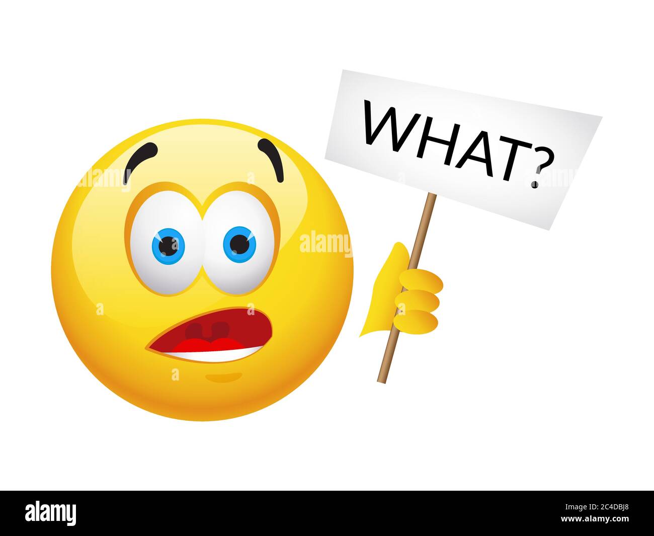 Gelbe Emoticons und Emojis. Vektorgrafik in realistischer Nahaufnahme Stock Vektor