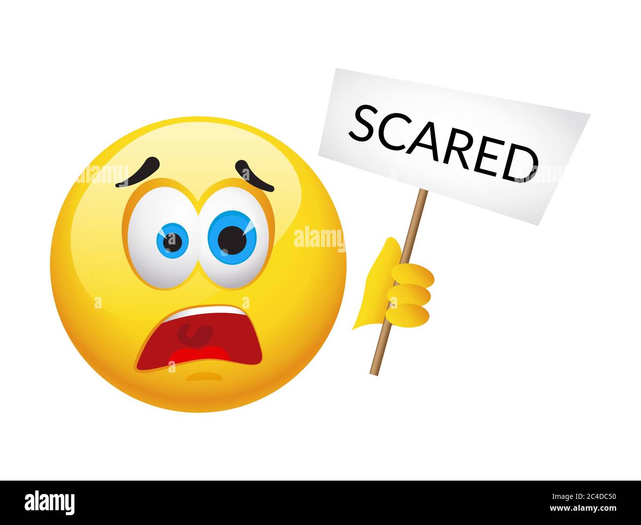 Gelbe Emoticons und Emojis. Vektorgrafik in realistischer Nahaufnahme Stock Vektor