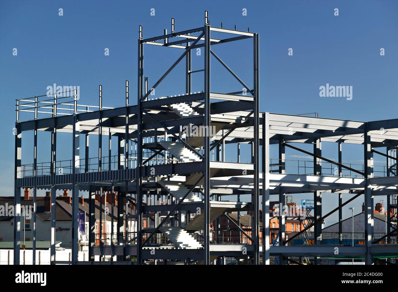 New Developement Eagles Meadow Wrexham Denbighshire Wales Stockfoto