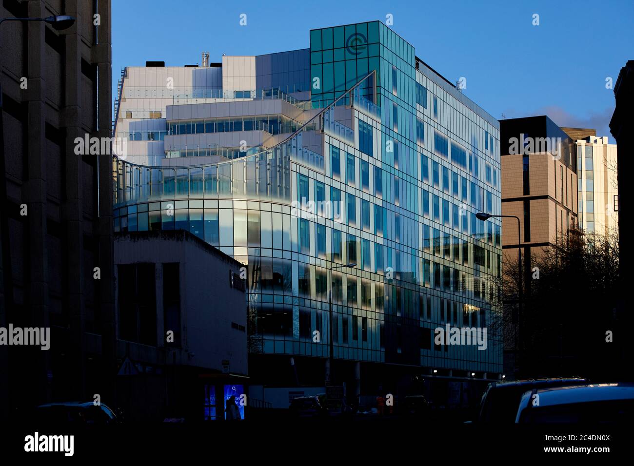 Moderne Erweiterung des Royal Liverpool Hospital Stockfoto