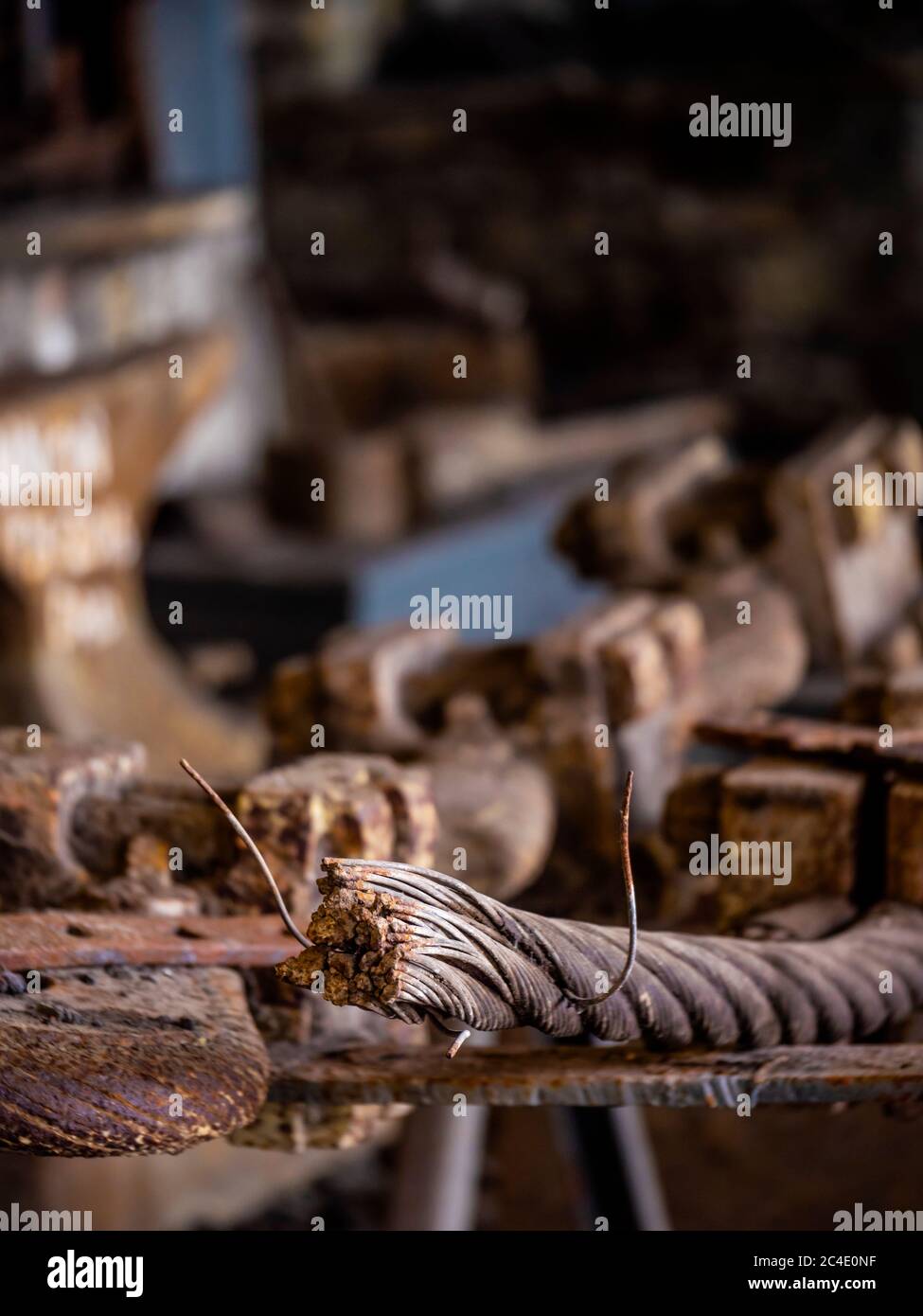 Big Pit National Coal Museum Blaenavon Kreuzfahrten Gwent Wales Stockfoto