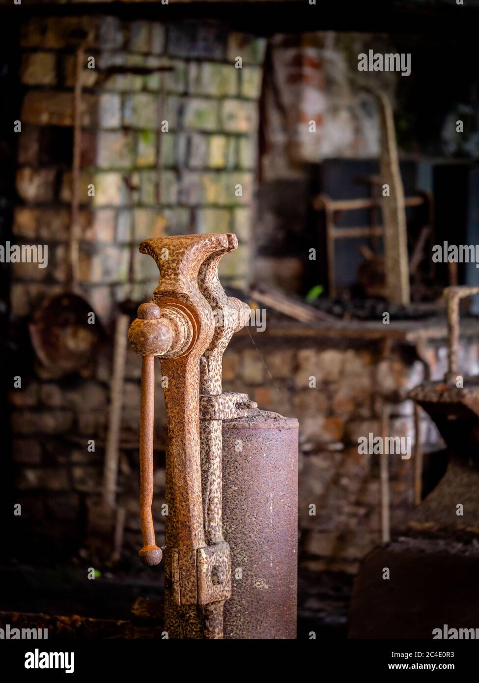 Big Pit National Coal Museum Blaenavon Kreuzfahrten Gwent Wales Stockfoto