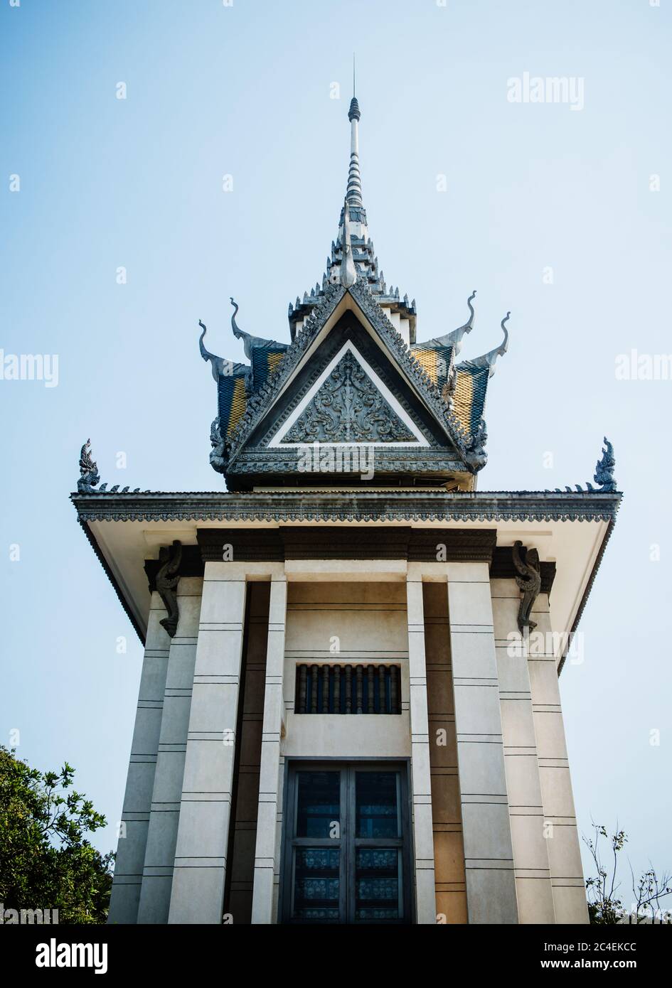 Choeung Ek Denkmal, Phnom Penh, Kambodscha, Südostasien Stockfoto