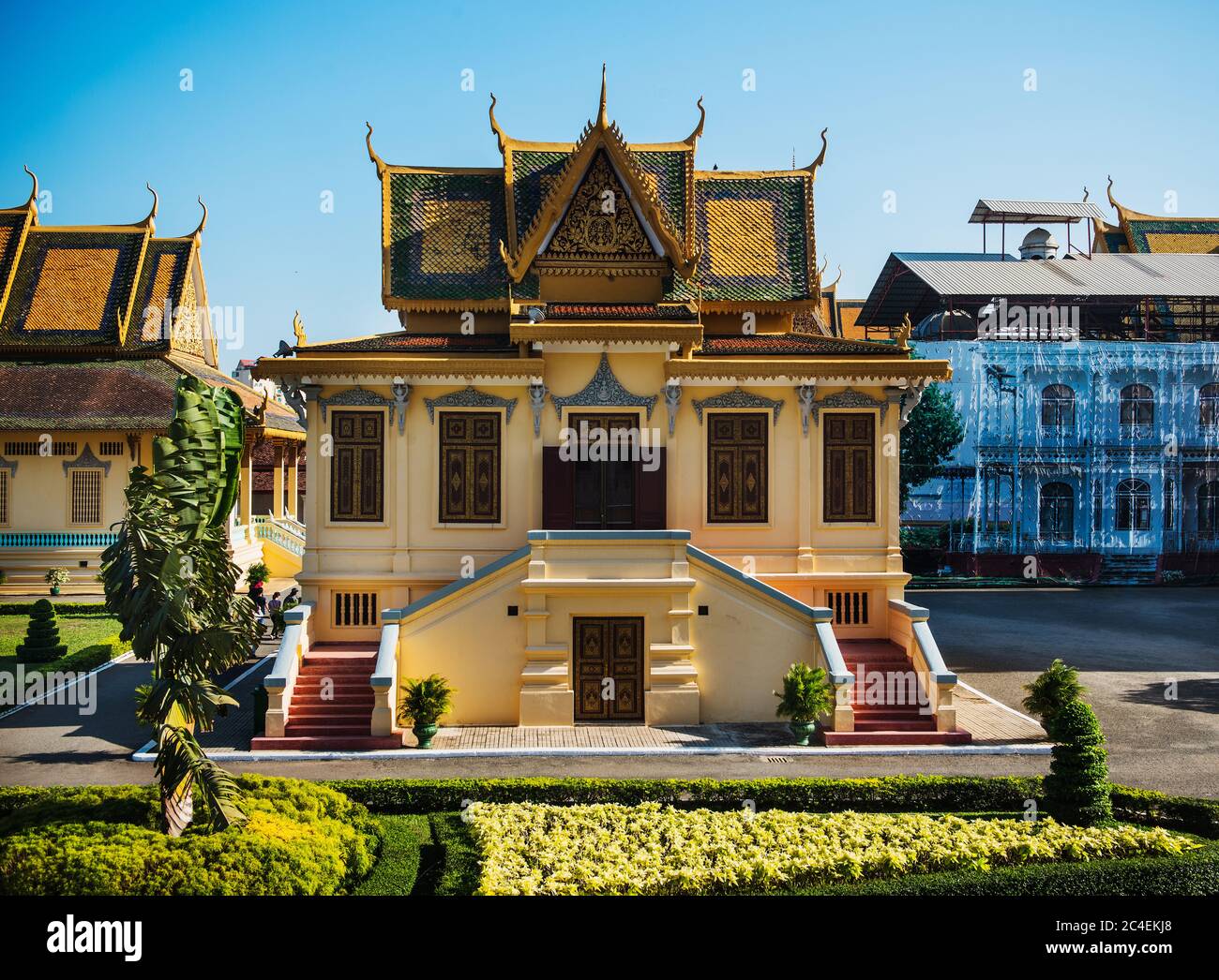 Königspalast von Phnom Penh, Kambodscha, Südostasien Stockfoto