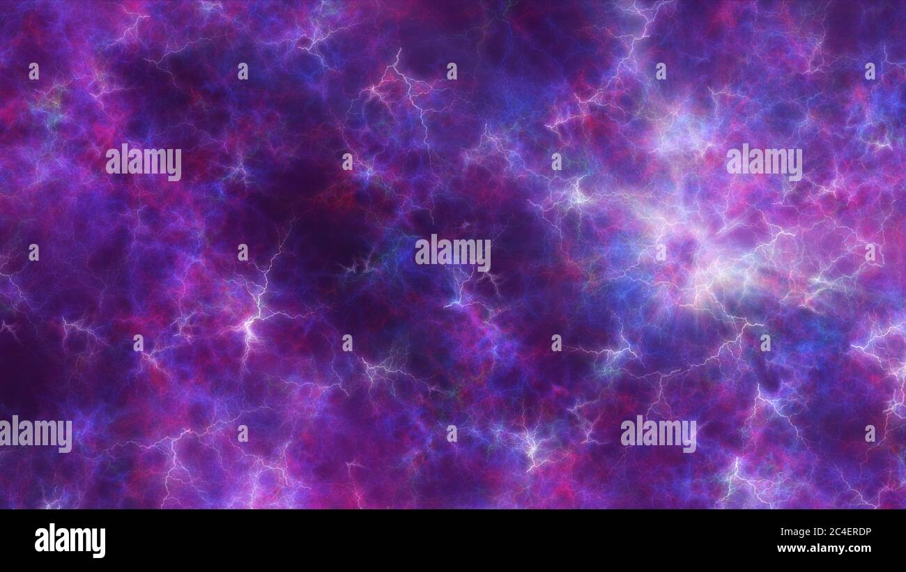 Blitz Strom Spannung abstrakt Licht Farbe Hintergrund Stockfoto