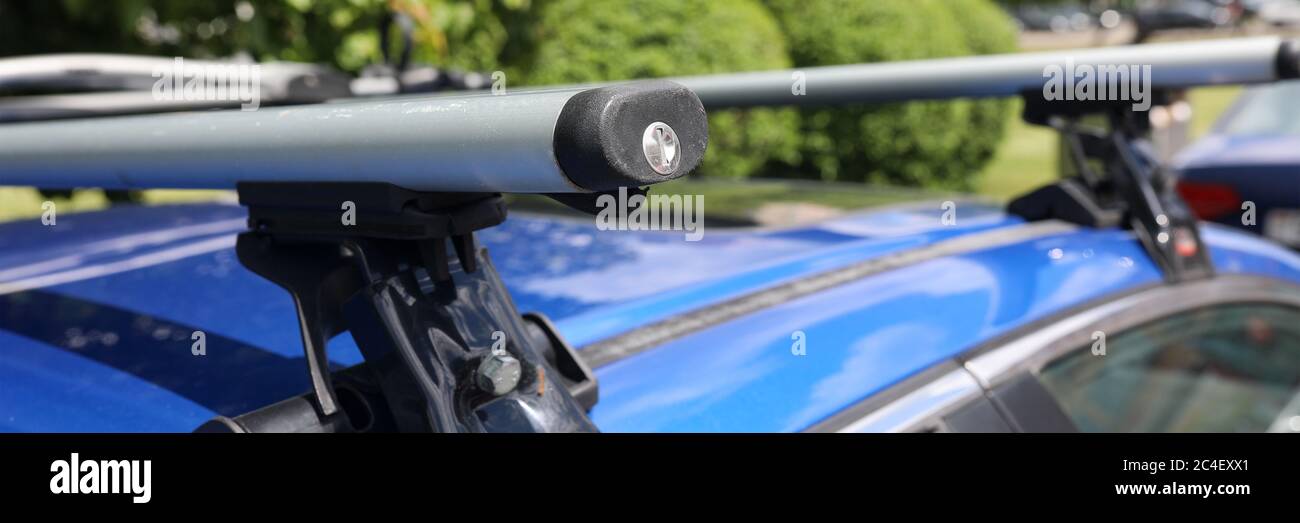 Maschine auf der Stadtstraße Stockfoto