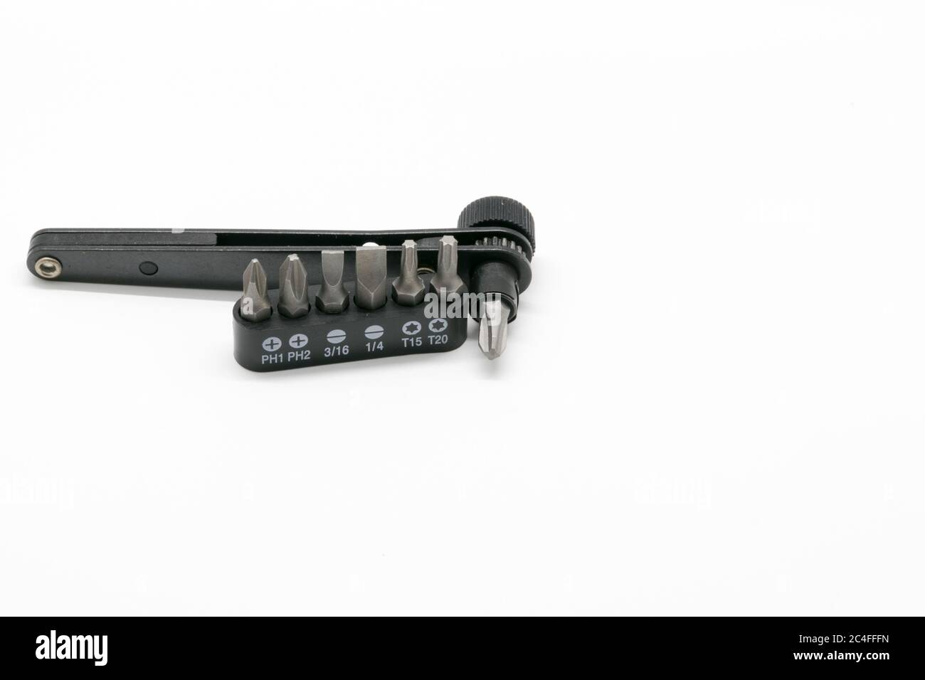 Ein Satz Schraubendreher ist ein muss für zu Hause oder im Büro Stockfoto