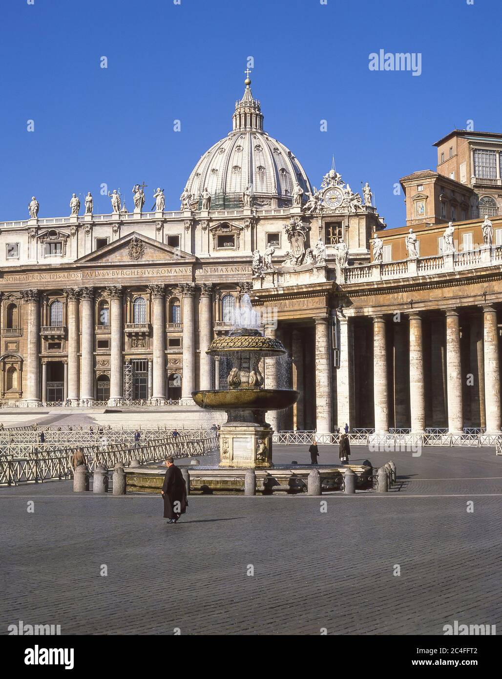 Petersdom (Basilica Papale di San Pietro in Vaticano), Petersplatz, Rom (Roma), Latium, Italien Stockfoto