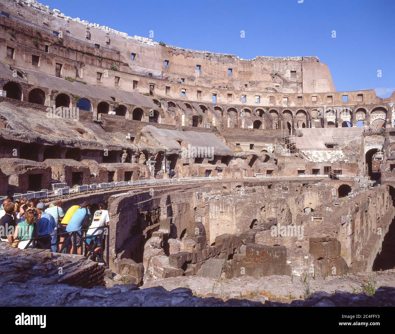 Innenräume des Kolosseums (Colosseo), IV. Templum Pacis, Rom (Roma), Region Latium, Italien Stockfoto