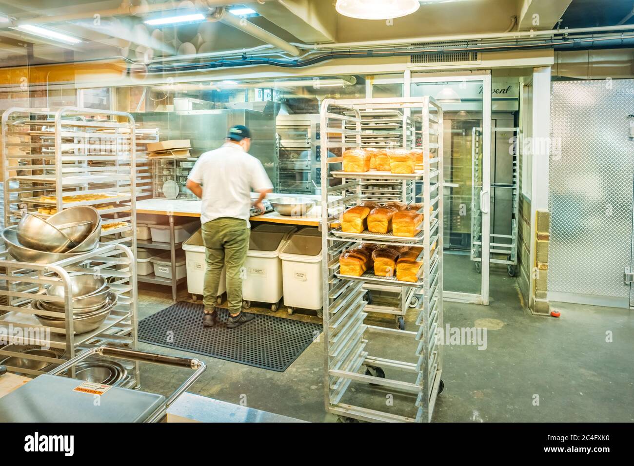 Bäckerei im Chelsea Market in New York City USA Stockfoto