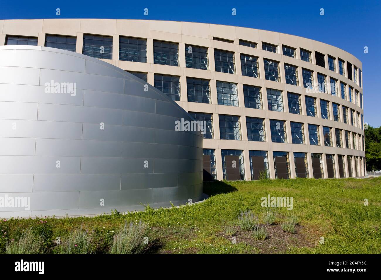 Öffentliche Bibliothek in der Innenstadt von Salt Lake City, Utah, USA, Nordamerika Stockfoto