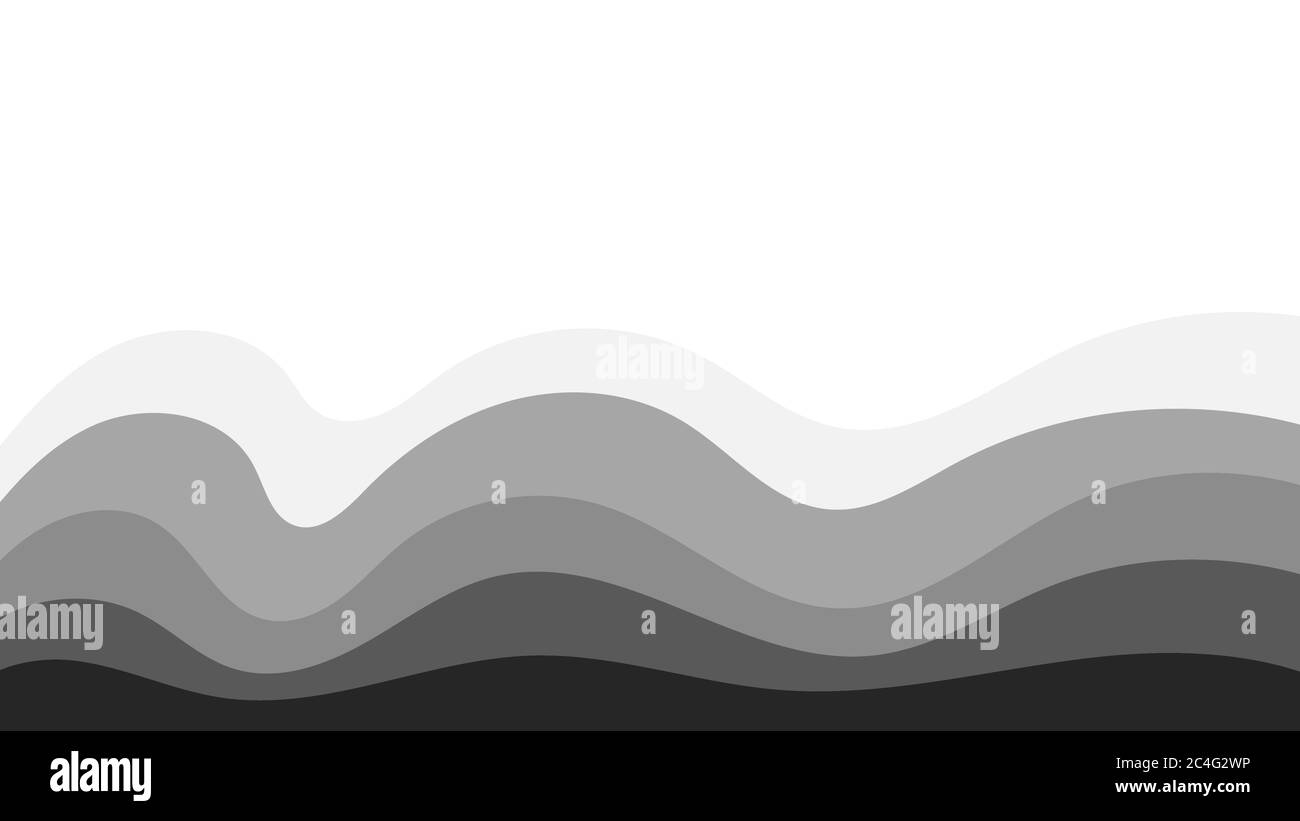Abstrakt bunten Hintergrund der Farbe Wellen. Vorlage für Flyer, Cover oder Banner Stock Vektor
