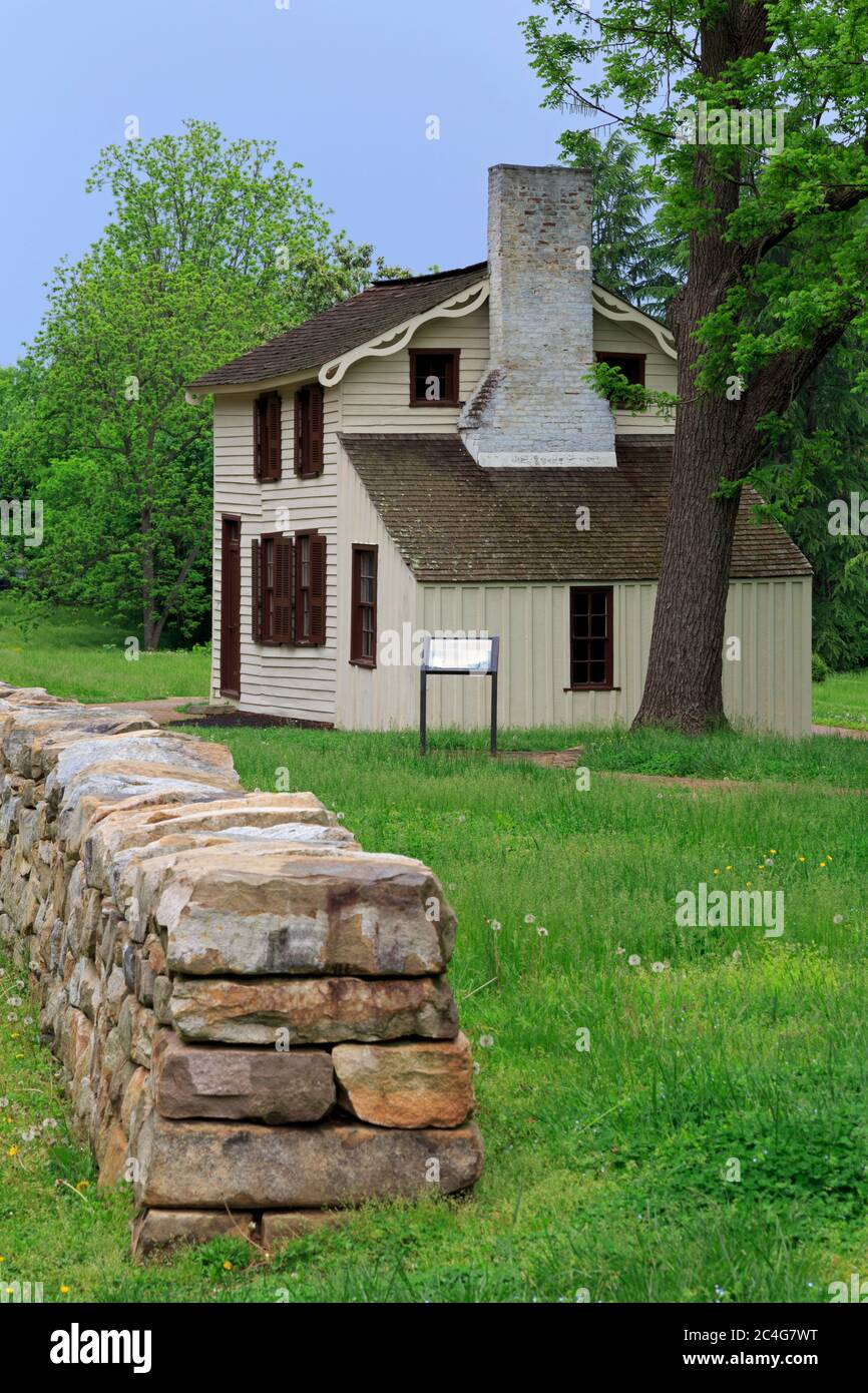 Innis House, Fredericksburg National Cemetery, Fredericksburg, Virginia, USA Stockfoto