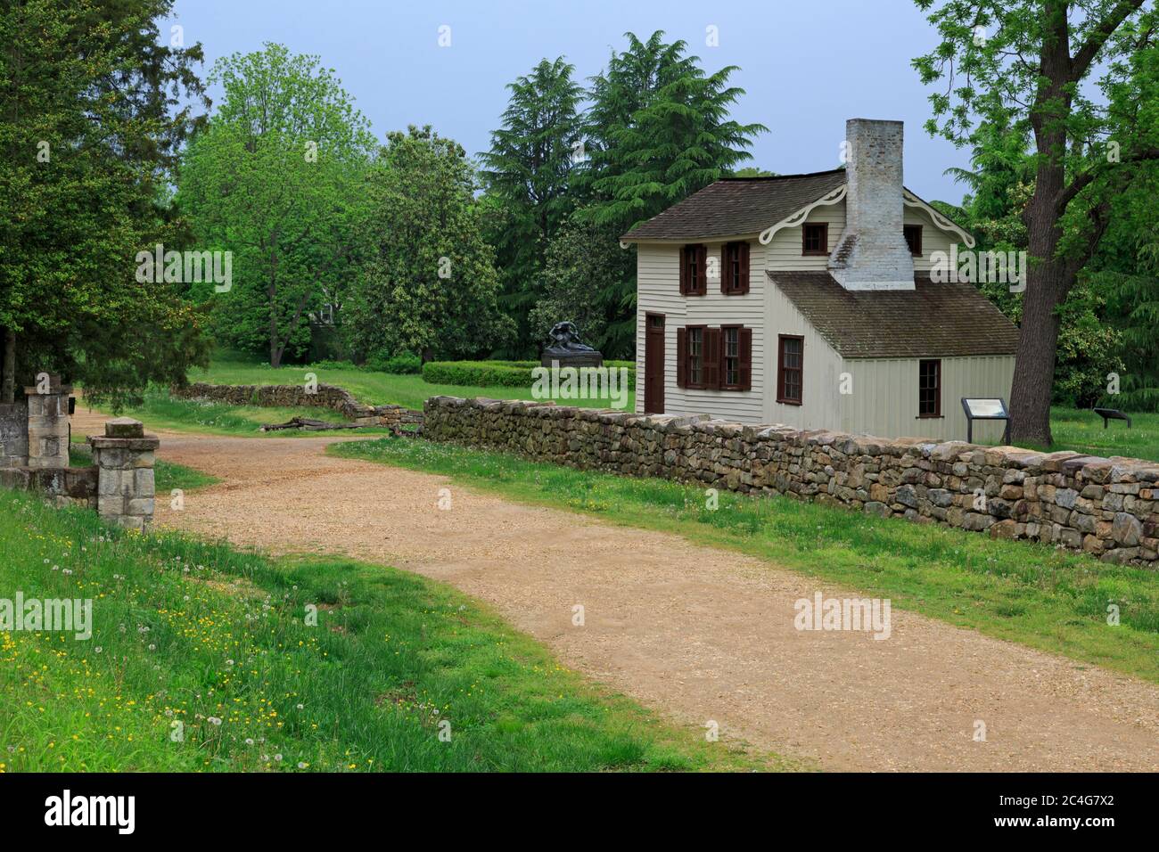 Innis House, Fredericksburg National Cemetery, Fredericksburg, Virginia, USA Stockfoto