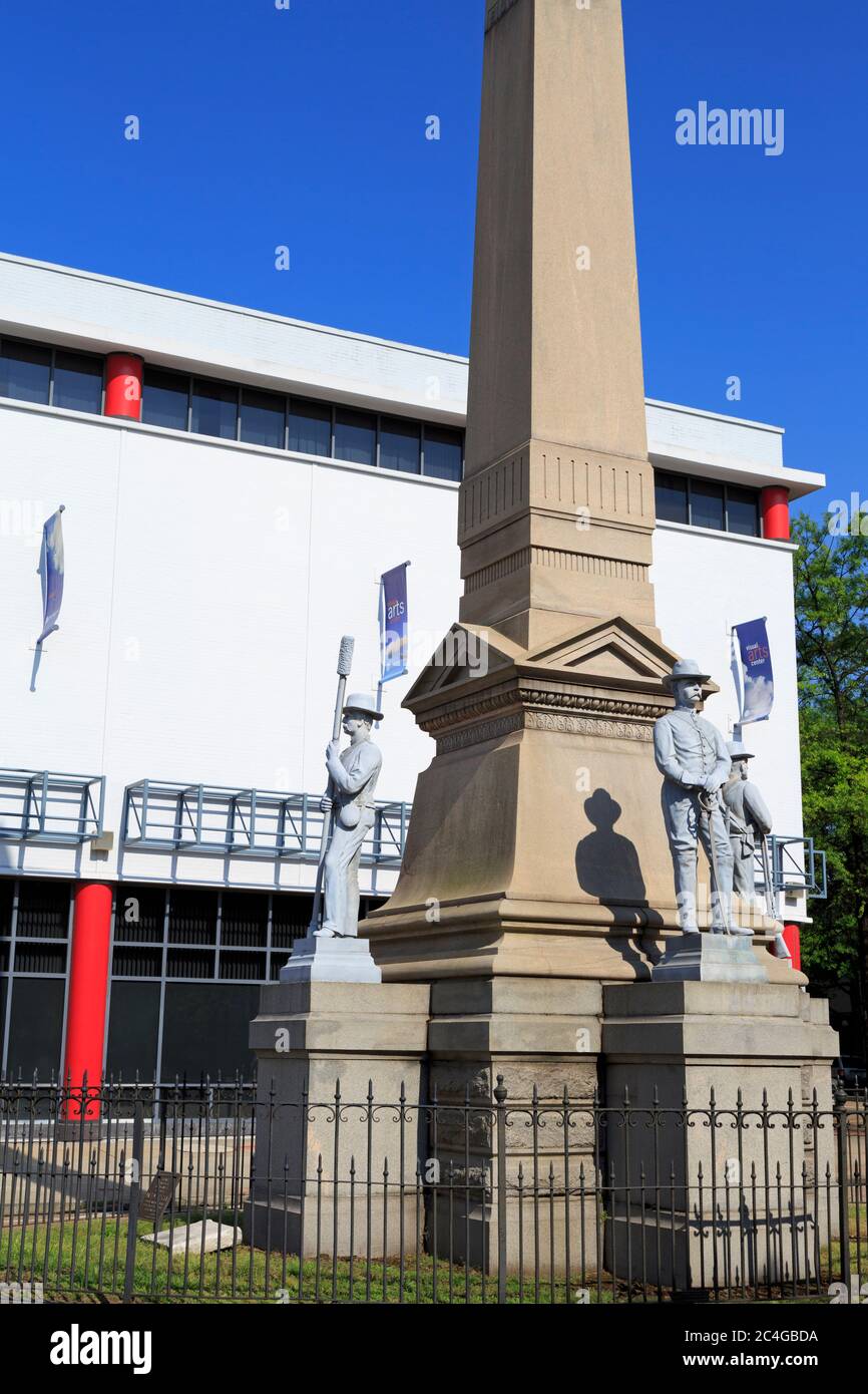 Confederate Monument, Portsmouth City, Norfolk Region, Virginia, USA Stockfoto