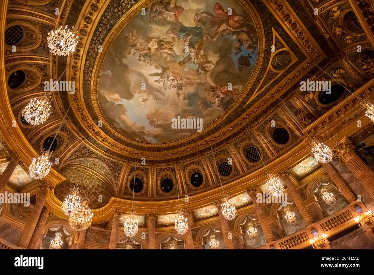 Royal Opera im Schloss Versailles Stockfoto