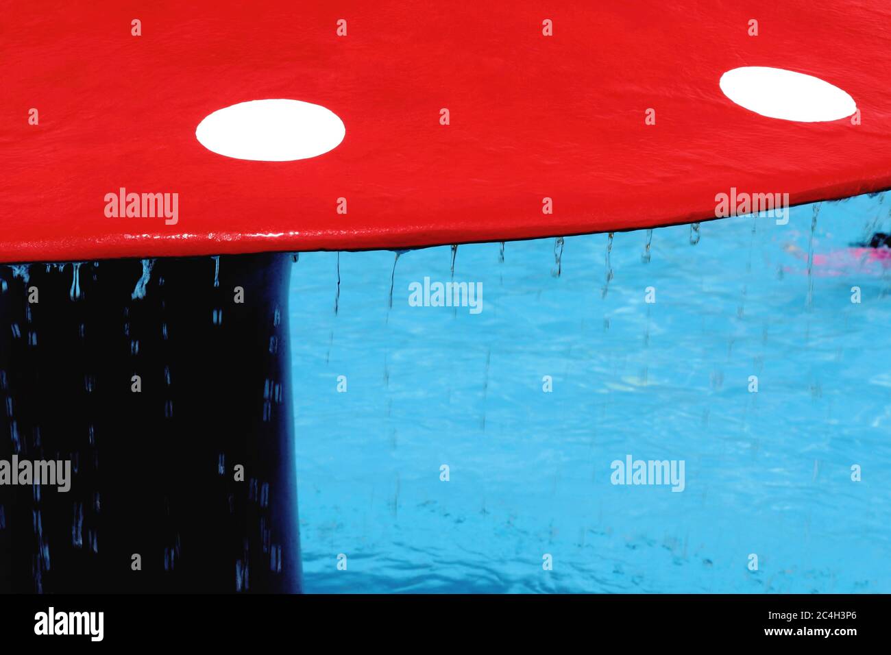 Abstrakte minimalistische Architektur, bunte Betonstruktur, konzeptueller Hintergrund Stockfoto