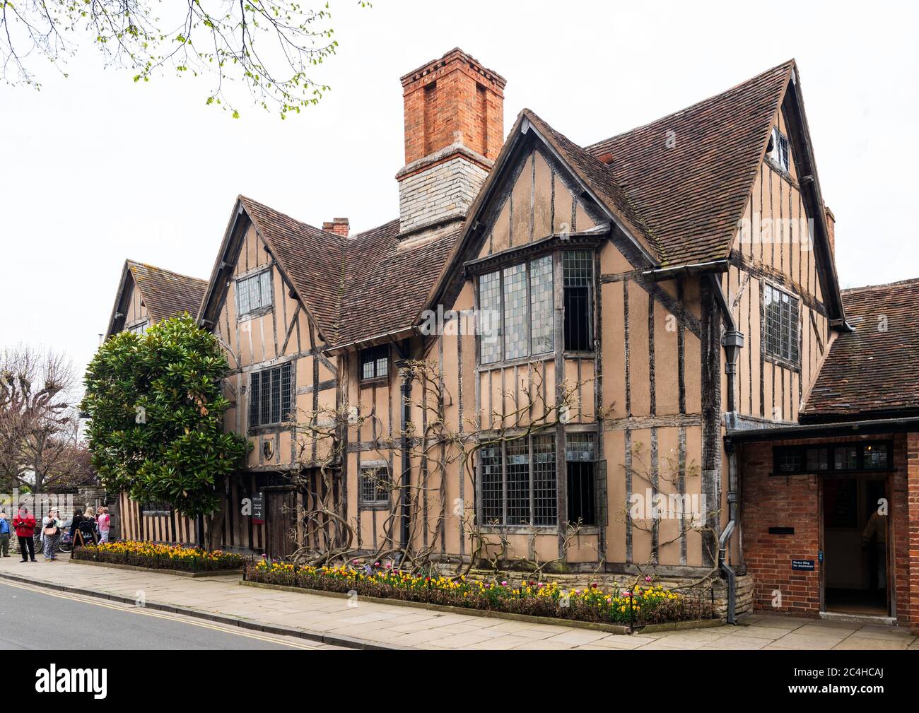 Hall's Croft ist ein Gebäude, das Shakespeares Tochter Susanna Hall und ihrem Mann Dr. John Hall gehörte. Stratford-upon-Avon, Warwickshire, Großbritannien Stockfoto