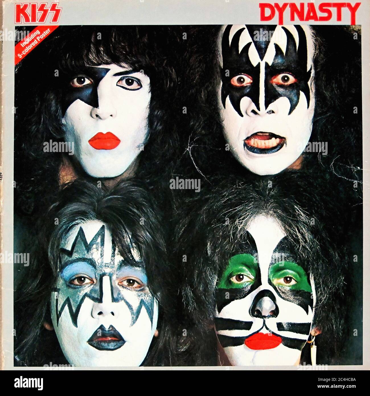 Kiss Dynasty 12'' Lp Vinyl - Vintage Cover Stockfoto