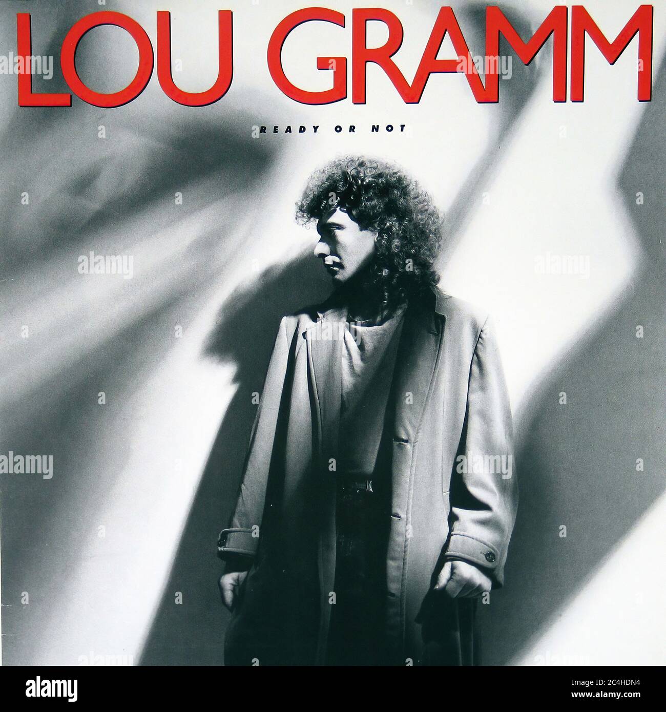 Lou Gramm Ready or Not Foreigner 12'' Vinyl LP - Vintage Cover Stockfoto