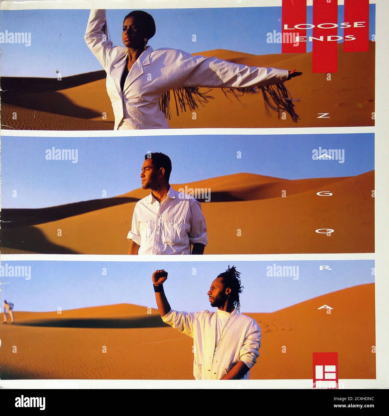 Lose Enden - Zagora 12'' Vinyl Lp - Vintage Cover Stockfoto