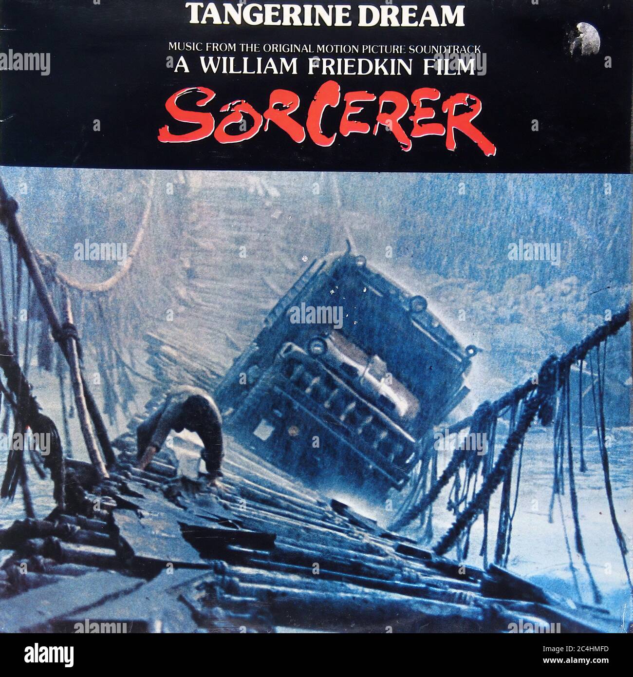 Tangerine Dream Sorcerer William Friedkin Film 12'' Vinyl Lp - Vintage Record Cover Stockfoto