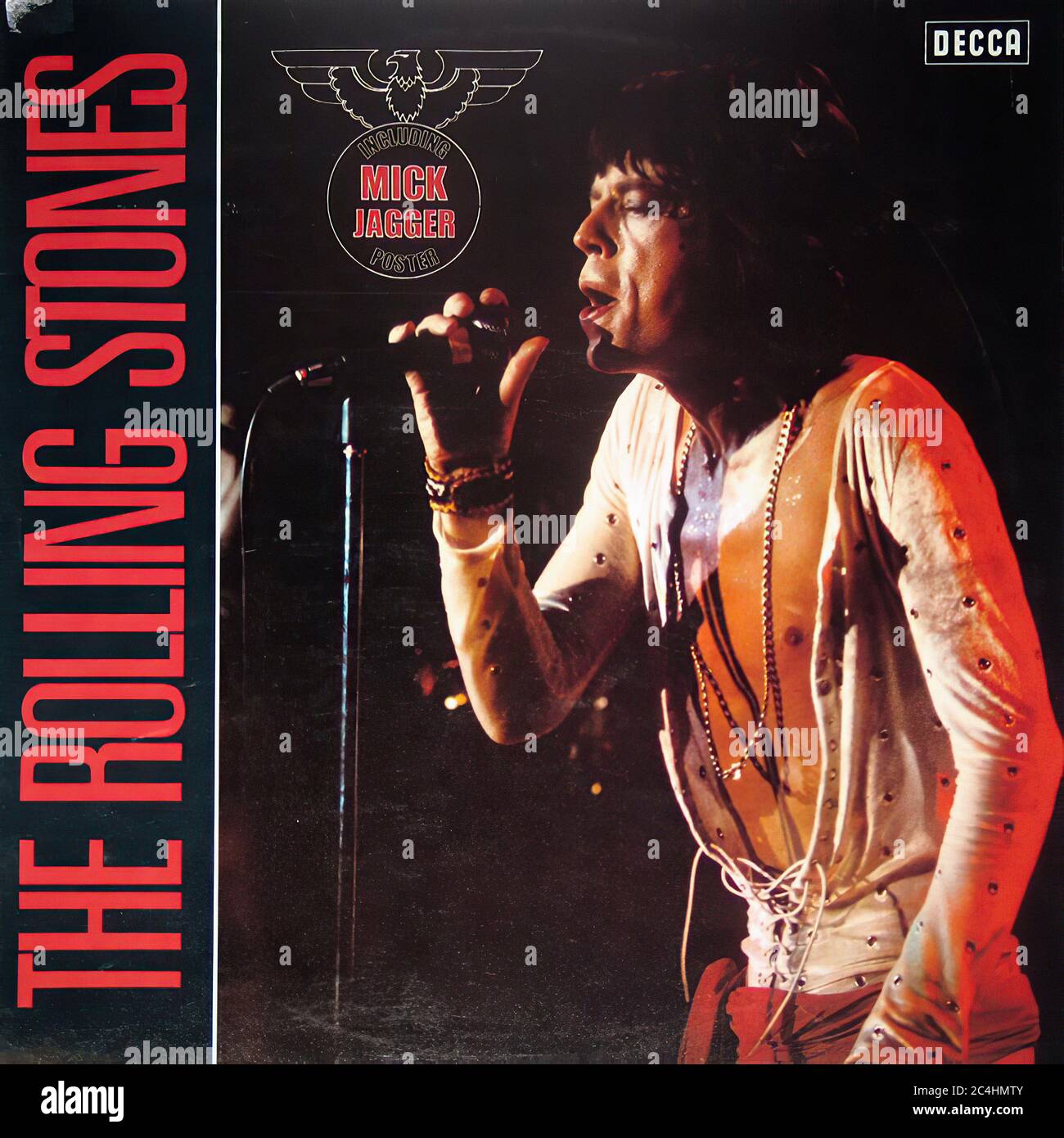 The Rolling Stones Self Titled Switzerland 12'' Vinyl Lp - Vintage Record  Cover Stockfotografie - Alamy