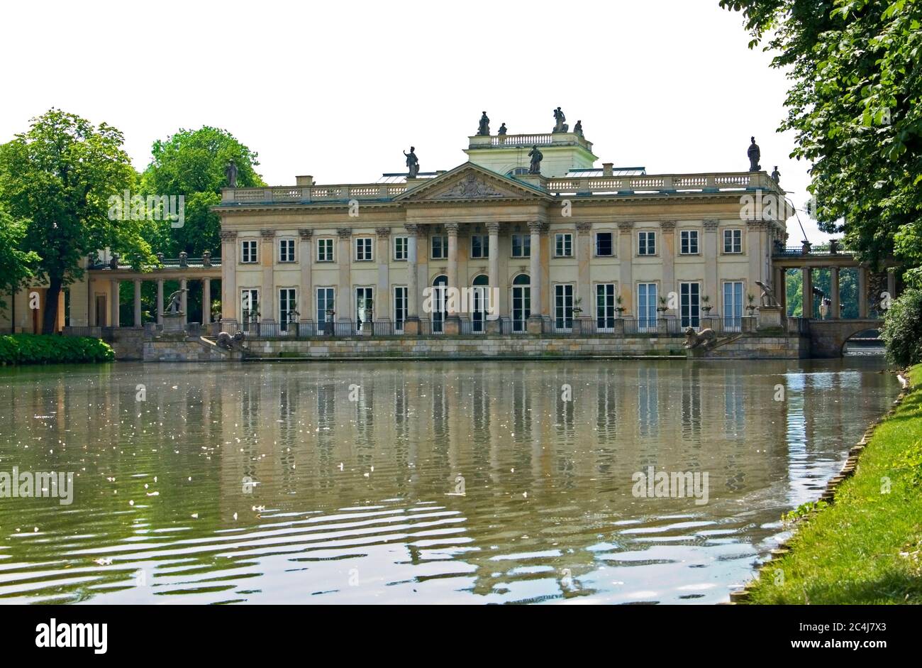 Lazienki Palast in Warschau. Polen Stockfoto