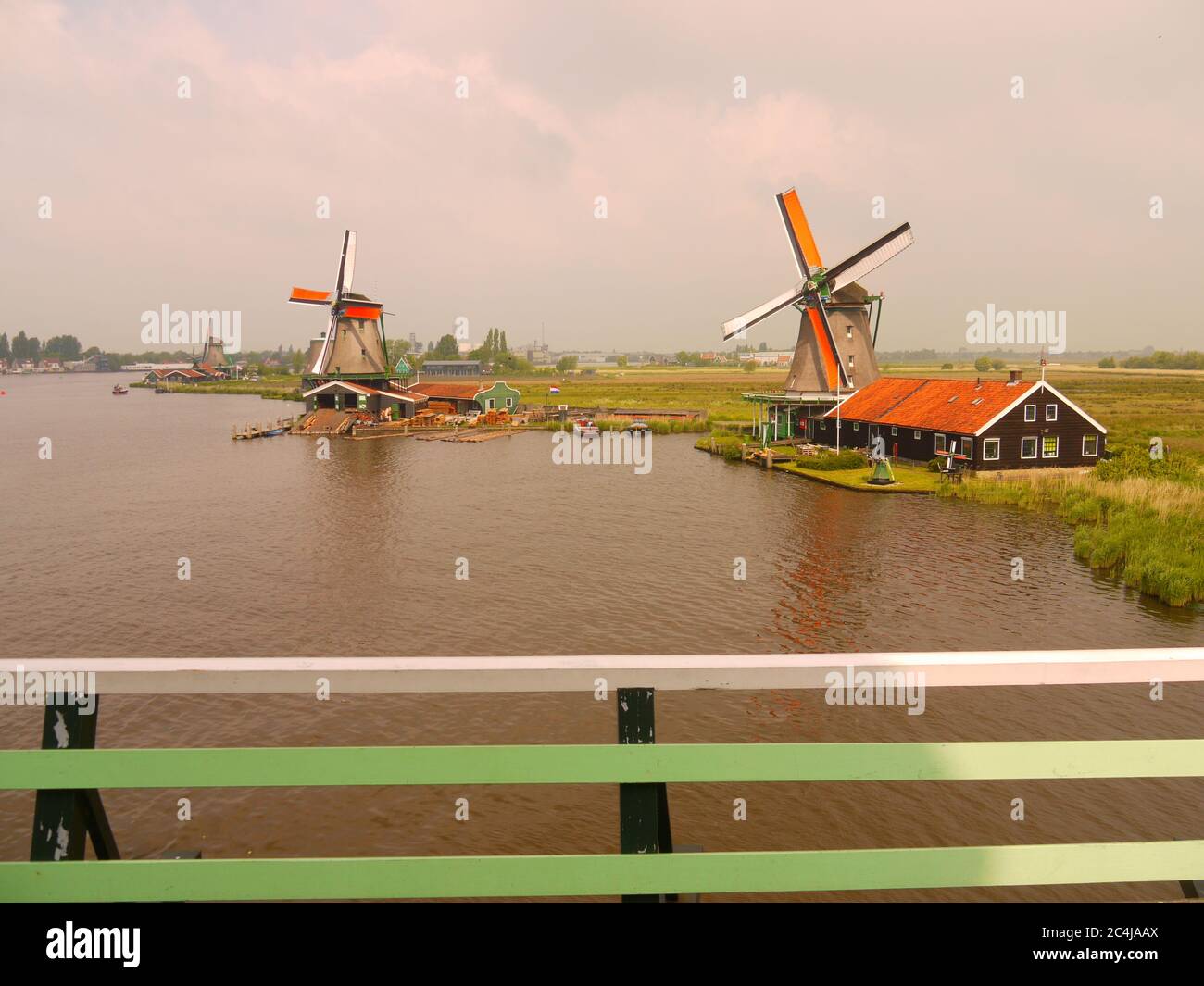 Zaanse Schans, Niederlande Stockfoto