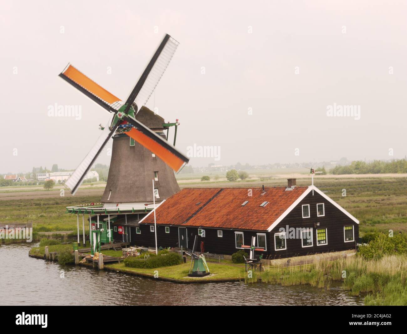 Zaanse Schans, Niederlande Stockfoto