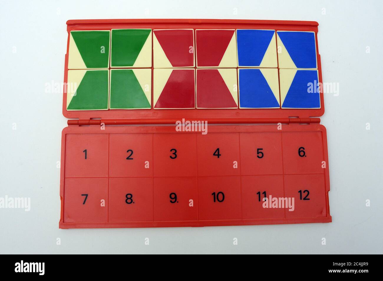 Konzentrationsspiel, ARCO pädagogisches System Stockfoto