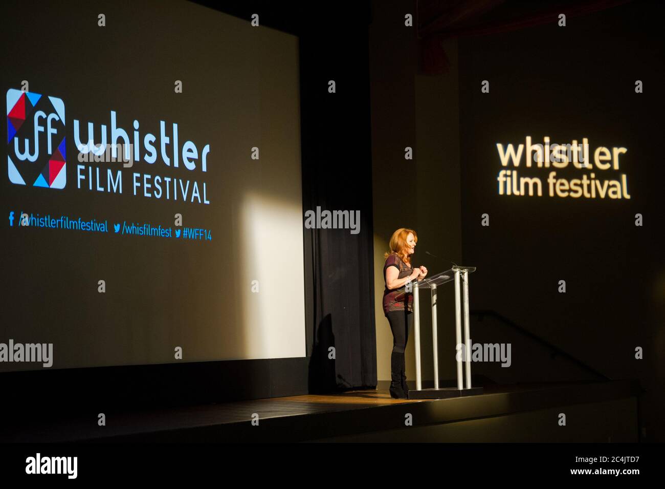 Whistler, BC, Kanada: Eröffnungsgala beim Whistler Film Festival - Stock Photo Stockfoto