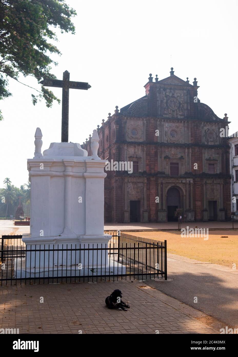 Basilika von Bom Jesus in Velha Goa, (Alt Goa), Indien. Stockfoto