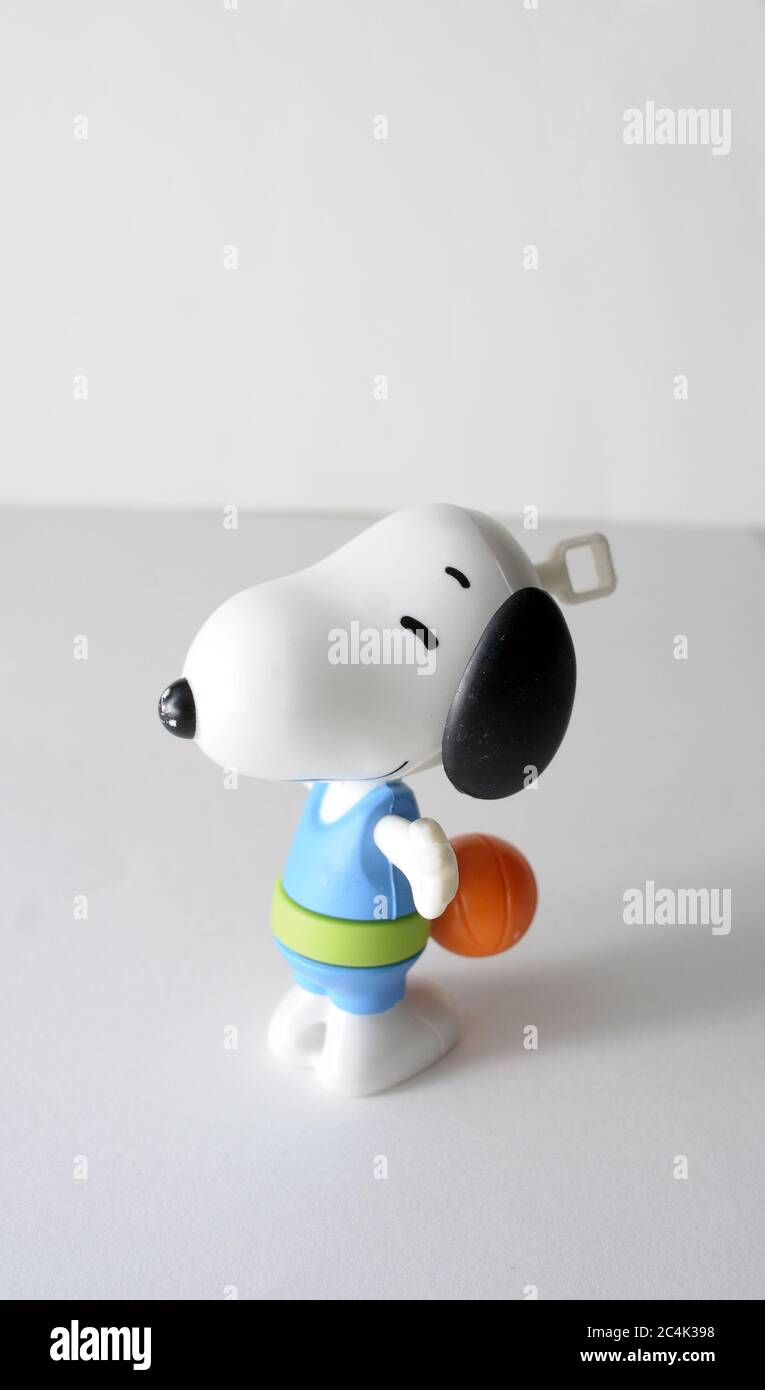 snoopy, gebrauchter Spielzeuge Stockfoto