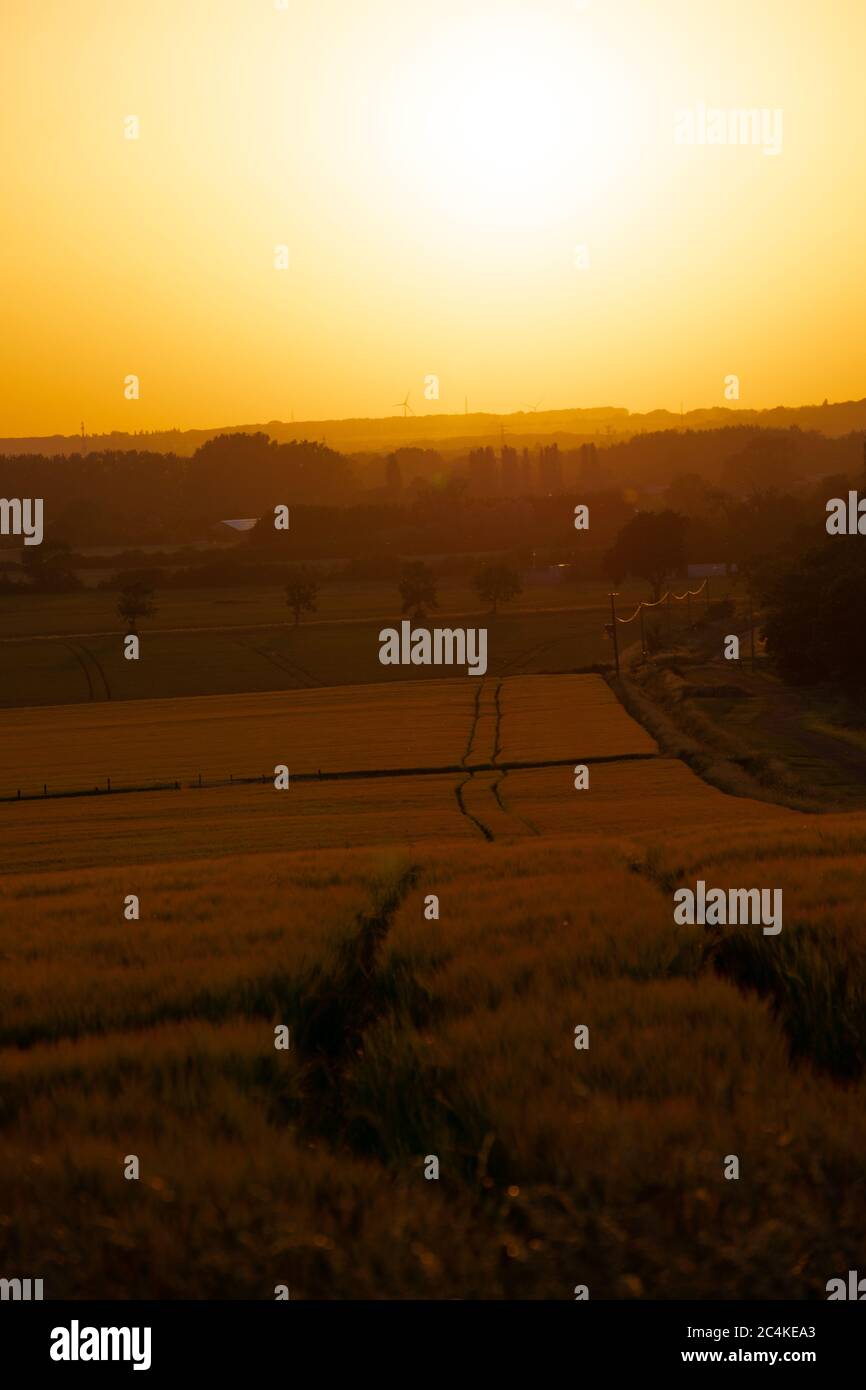 Sonnenuntergang Stockfoto