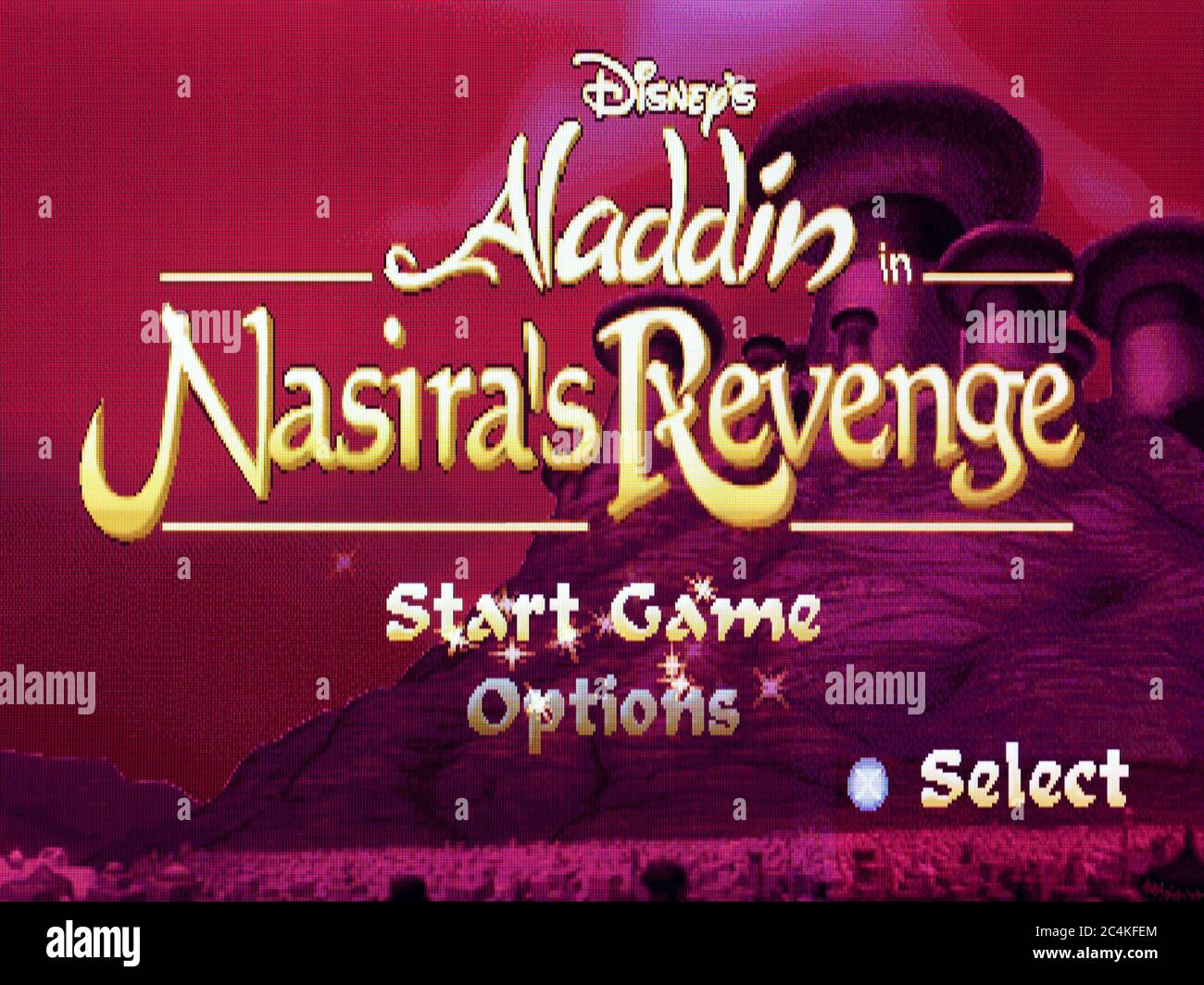 Disney's Aladdin Nasira's Revenge - Sony PlayStation 1 PS1 PSX - nur für  redaktionelle Verwendung Stockfotografie - Alamy