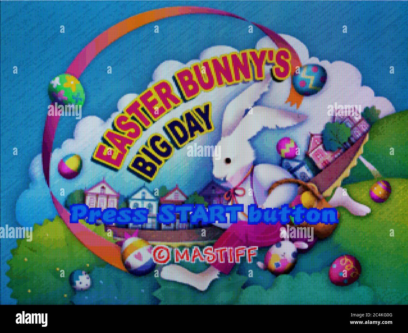 „Easter Bunny's Big Day“ – Sony PlayStation 1 PS1 PSX – nur für redaktionelle Zwecke Stockfoto