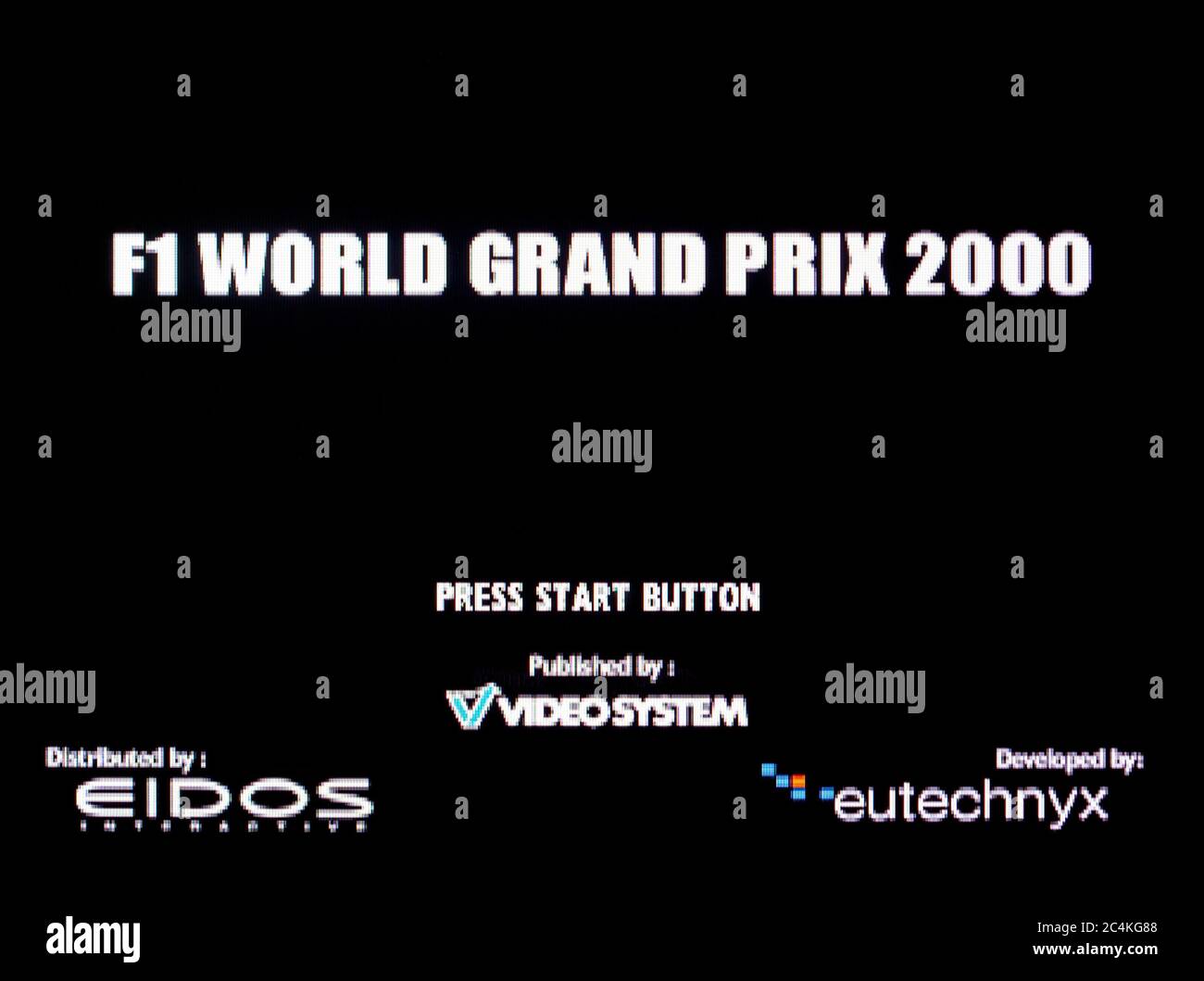 F1 World Grand Prix 2000 – Sony PlayStation 1 PS1 PSX – nur für redaktionelle Zwecke Stockfoto