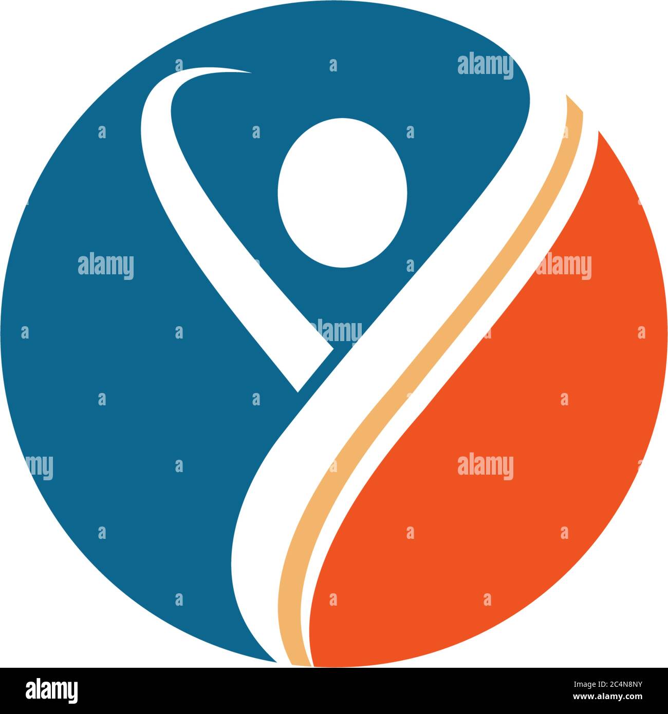 Gesundes Leben Logo Vorlage Vektor Symbol Illustration Design Stock Vektor