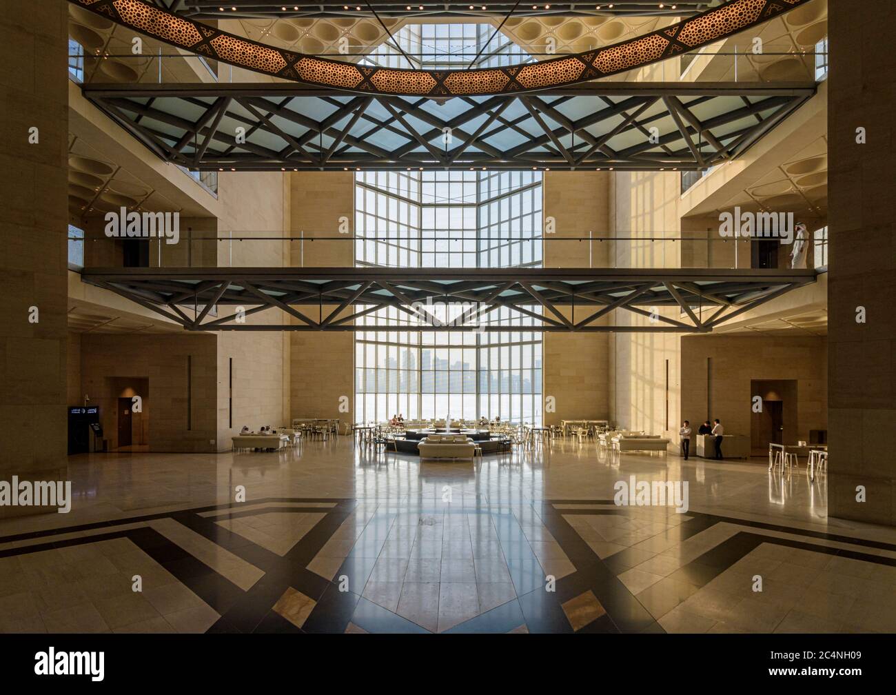 Innenarchitektur des Museums für Islamische Kunst, Doha, Katar Stockfoto