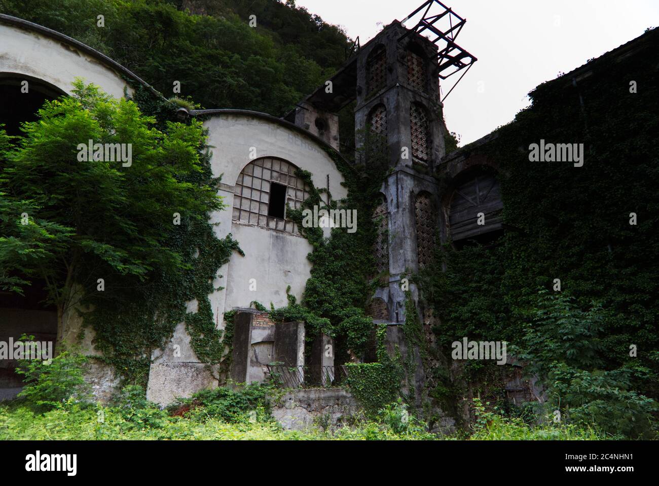 Italien, Vittorio Veneto, ein altes Industriegebiet im Stadtteil Serravalle Stockfoto