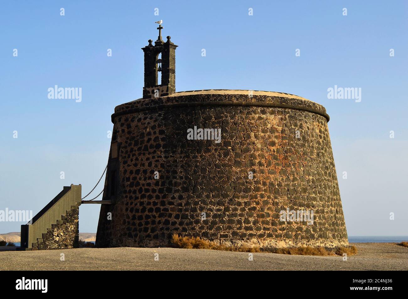 Spanien, Lanzarote, Castillo de Las Coloradas in Playa Blanca Stockfoto