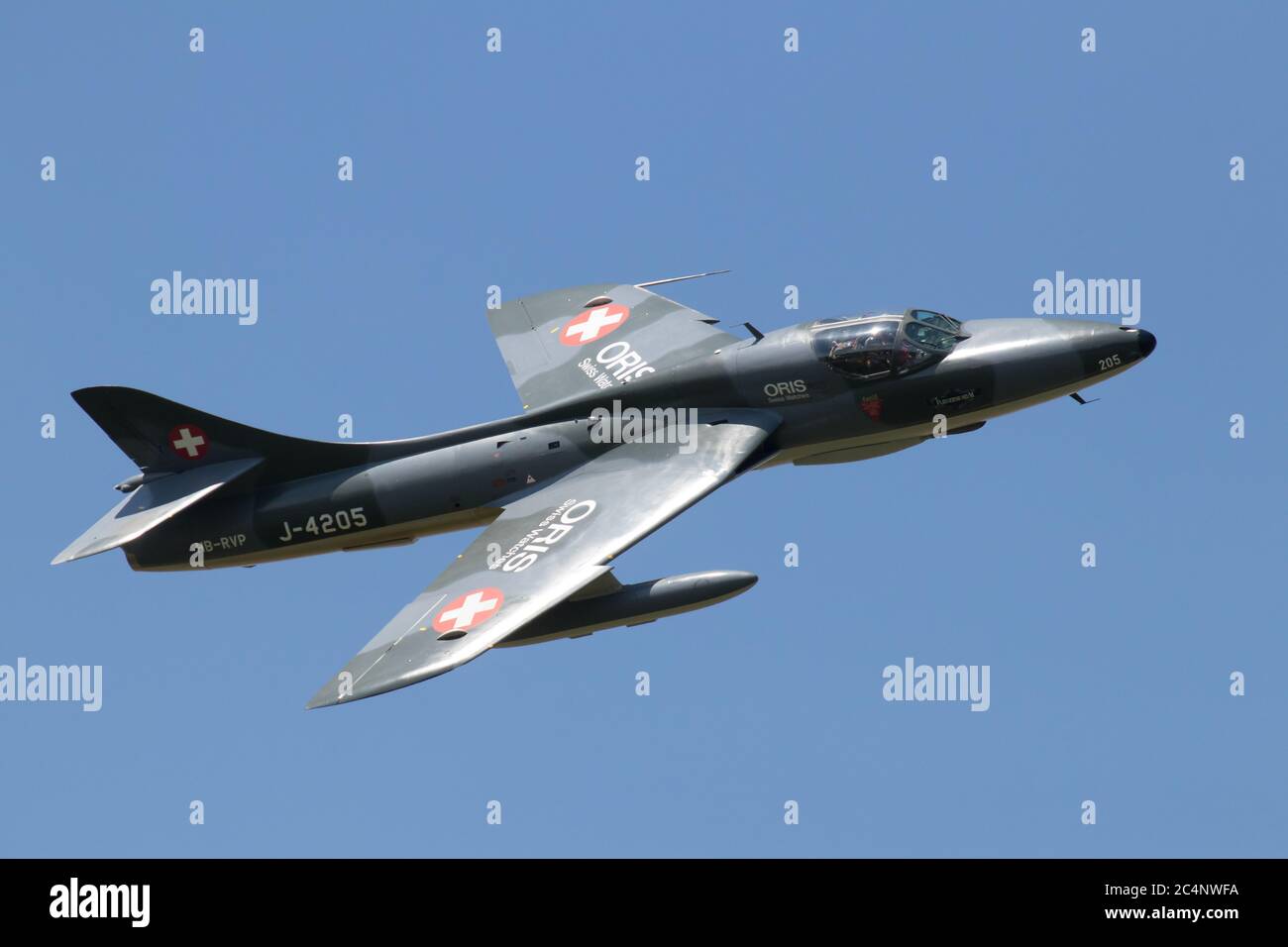 Flugshow, Aviation Enthusiasten, Warbirds, alte Flugzeuge Stockfoto