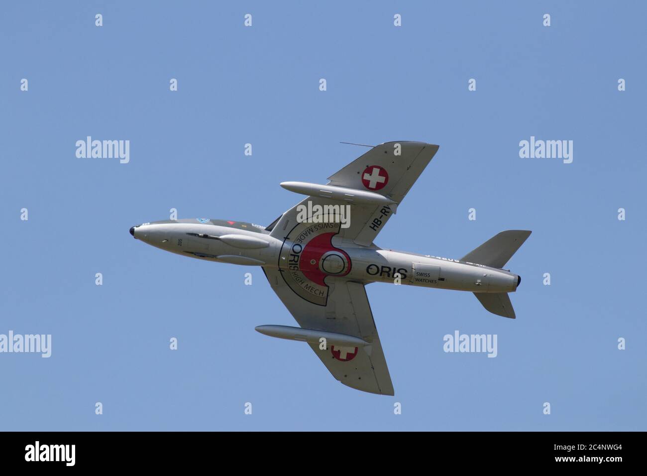 Flugshow, Aviation Enthusiasten, Warbirds, alte Flugzeuge Stockfoto