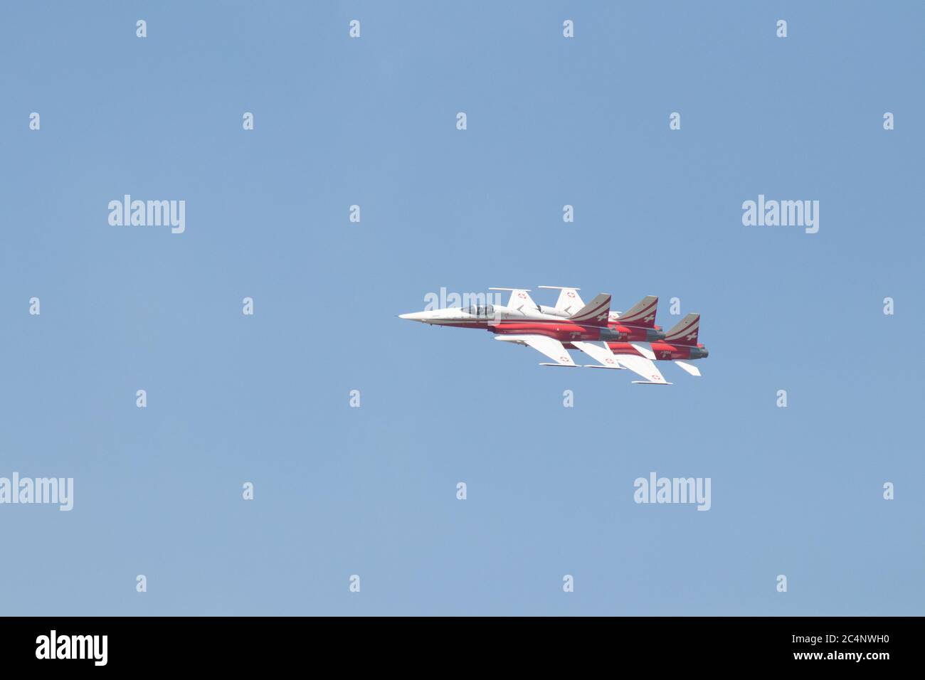 Flugshow, Aviation Enthusiasten, Warbirds, alte Flugzeuge Stockfoto