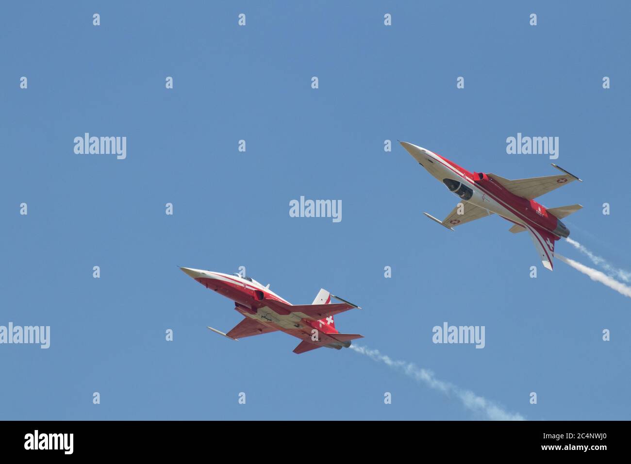 Flugshow, Aviation Enthusiasten, Warbirds, alte Flugzeuge Stockfoto