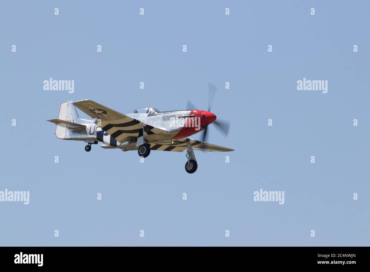 Flugshow, Aviation Enthusiasten, Warbirds, alte Flugzeuge Stockfoto
